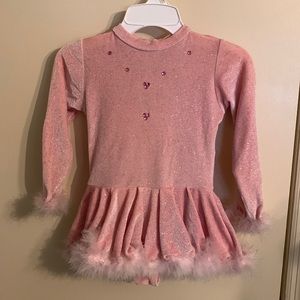 Pink ice skating dress by Diane Imbler Wearables